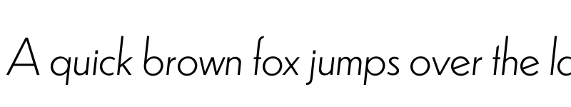 Preview of Dunbar Low Light Italic font