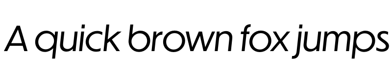 Preview of Dunbar Tall Book Italic font