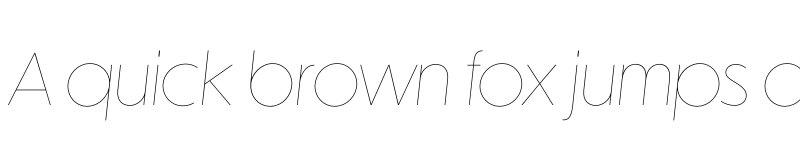 Preview of Dunbar Tall Hairline Italic font