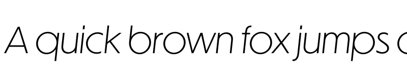 Preview of Dunbar Tall Light Italic font