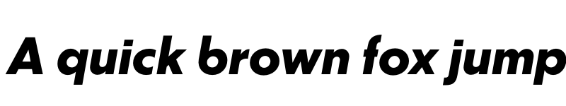 Preview of Dunbar Text Extra Bold Italic font