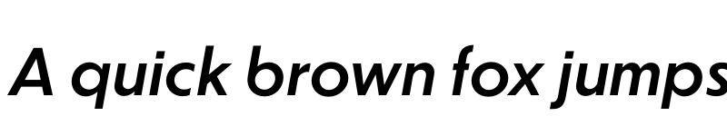 Preview of Dunbar Text Medium Italic font