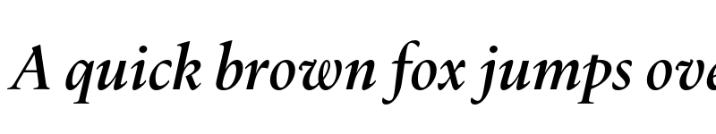 Preview of Dupincel Medium Test Book Italic font