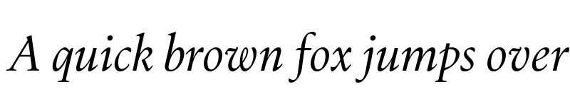 Preview of Dupincel Medium Test Light Italic font