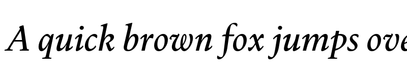 Preview of Dupincel Small Test Italic font