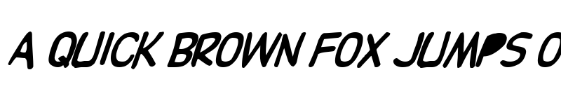 Preview of DupuyBALloon Italic font