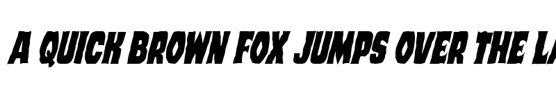 Preview of Dusk Demon Condensed Italic Regular font