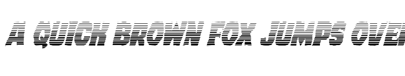 Preview of Dusk Demon Gradient Italic Regular font