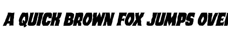 Preview of Dusk Demon Italic Regular font