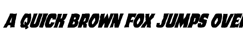 Preview of Dusk Demon Super-Italic Regular font