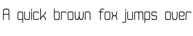 Preview of Duster AB Thin font