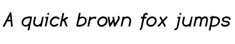 Preview of Dustismo Bold Italic font