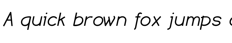 Preview of Dustismo Italic font