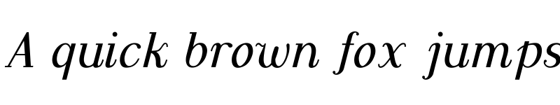 Preview of Dustismo Roman Italic font