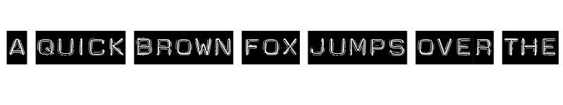 Preview of Dymo Regular font