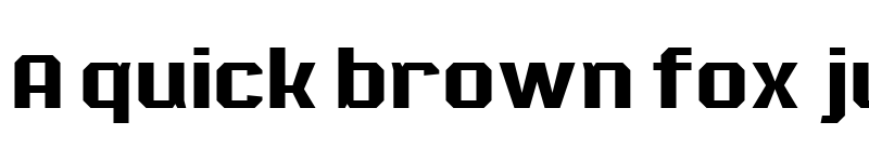 Preview of Dyno NC Regular font