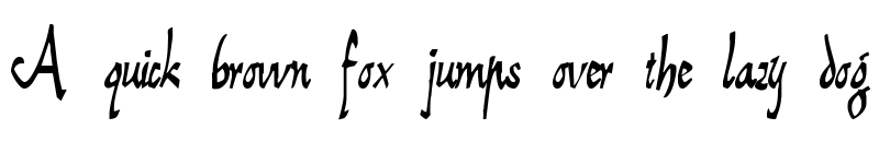 Preview of E-BrantScript Regular font