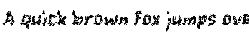 Preview of e Earthquake Pangandaran Regular font