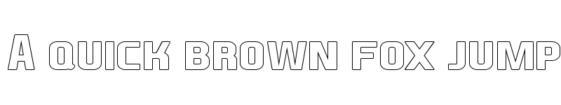 Preview of EA Sports Covers SC Bold Outline font