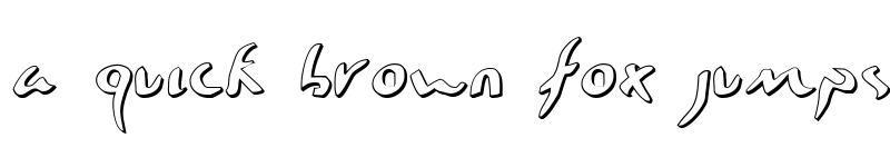 Preview of Eagleclaw 3D Regular font