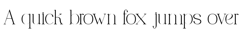 Preview of Earfline Regular font