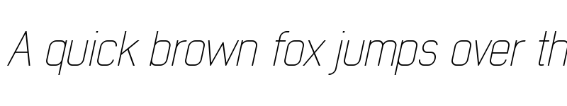 Preview of Early Times Thin Demo Italic font