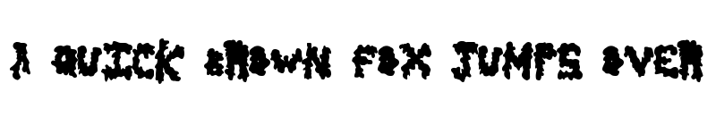 Preview of EarlyScare Regular font