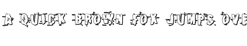 Preview of Earthshake 3D Regular font