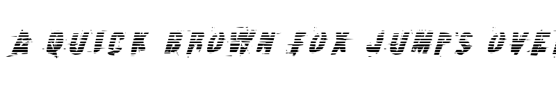 Preview of Earthshake Gradient Italic Italic font