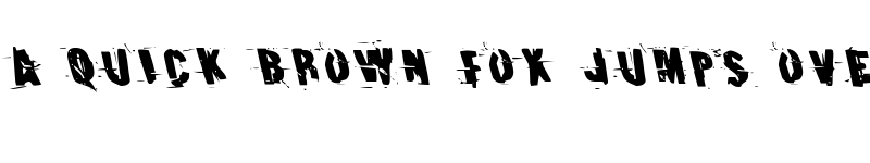 Preview of Earthshake Leftalic Italic font