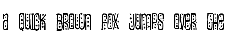 Preview of Easily amused Regular font