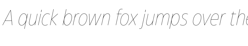 Preview of Eastman Condensed Trial Thin Italic font