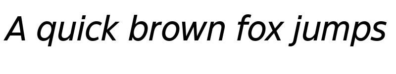 Preview of Eastman Grotesque Trial Medium Italic font