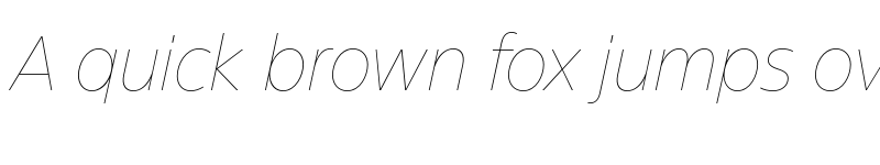 Preview of Eastman Grotesque Trial Thin Italic font