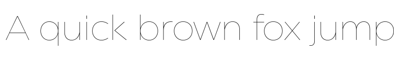 Preview of Eastman Roman Trial Thin font