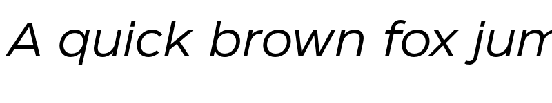 Preview of Eastman Trial Italic font