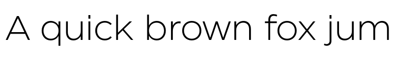 Preview of Eastman Trial Light font