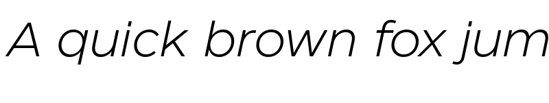 Preview of Eastman Trial Regular Offset Italic font