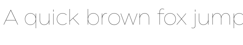 Preview of Eastman Trial Thin font