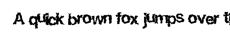 Preview of EasyHorror Regular font