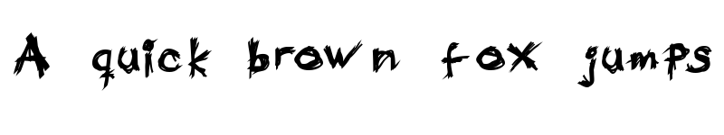 Preview of Eat your face Regular font