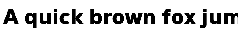 Preview of Eau Sans Black OsF font