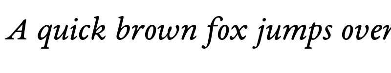 Preview of EB Garamond 08 Italic font