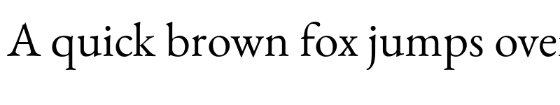 Preview of EB Garamond 12 Regular font