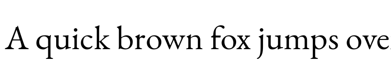 Preview of EB Garamond Regular font