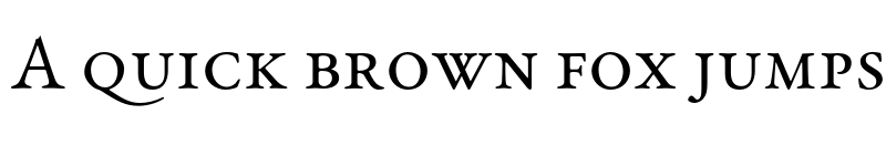 Preview of EB Garamond SC 12 Regular font