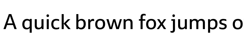 Preview of Ebony Regular font