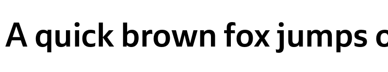 Preview of Ebony Semibold font