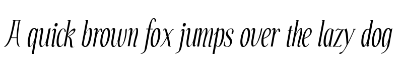 Preview of Echelon Italic font