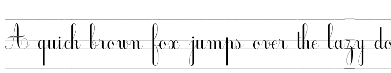 Preview of Ecolier_CP Regular font